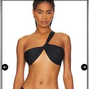 NWT Mikoh Razo One Shoulder Bikini Top